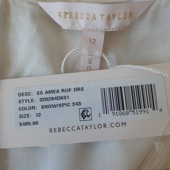 Rebeca Taylor Amea Dress NWT - Picture 8 of 15